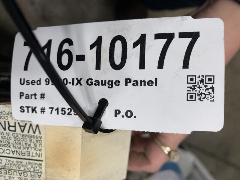 International 3570557C91 gauge panel from 2004 International 9900-IX, used - view 6 of 6