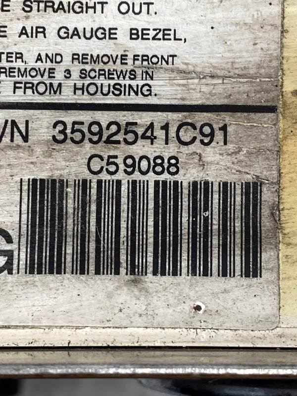 International 3592541C91 gauge panel from 2006 International 9900I, used - view 7 of 7