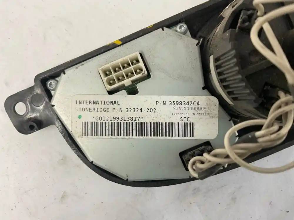 International 3598342C4 instrument cluster from 2013 International Prostar, used - view 2 of 2