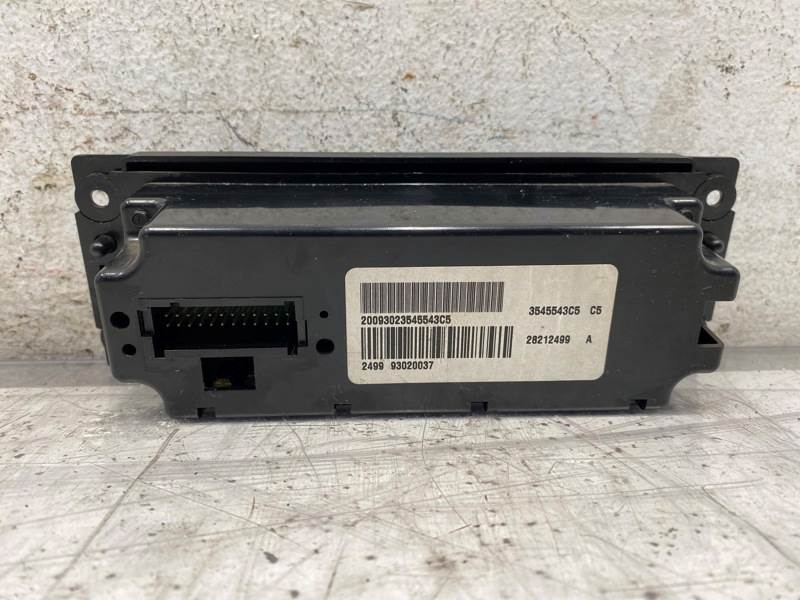 International 3808313F93 climate control panel from 2010 International Workstar 7400, used - view 6 of 6