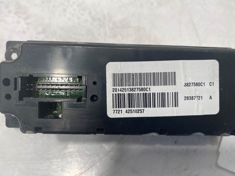 International 3827580C92 climate control panel from 2015 International Prostar, used - view 5 of 7