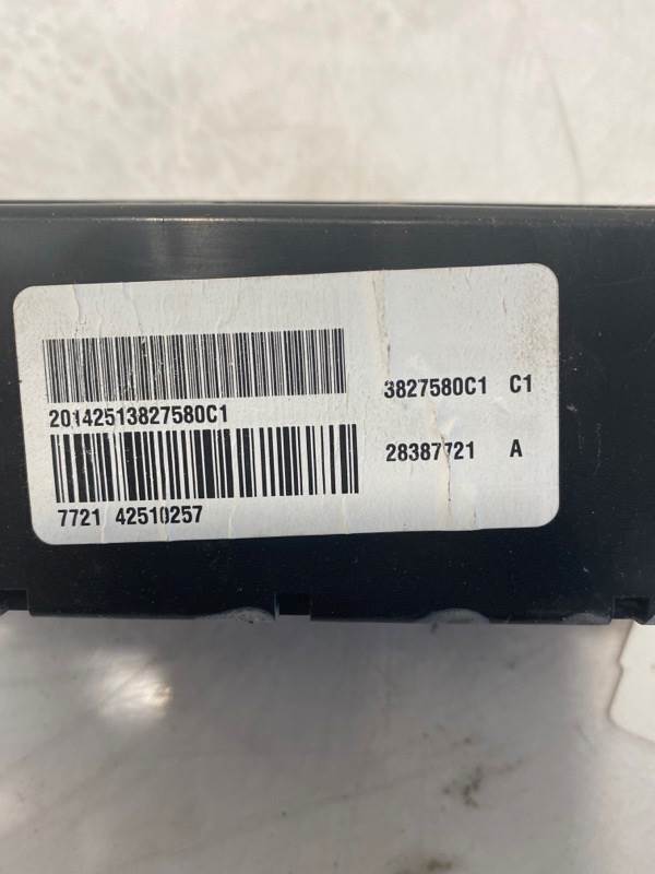 International 3827580C92 climate control panel from 2015 International Prostar, used - view 7 of 7