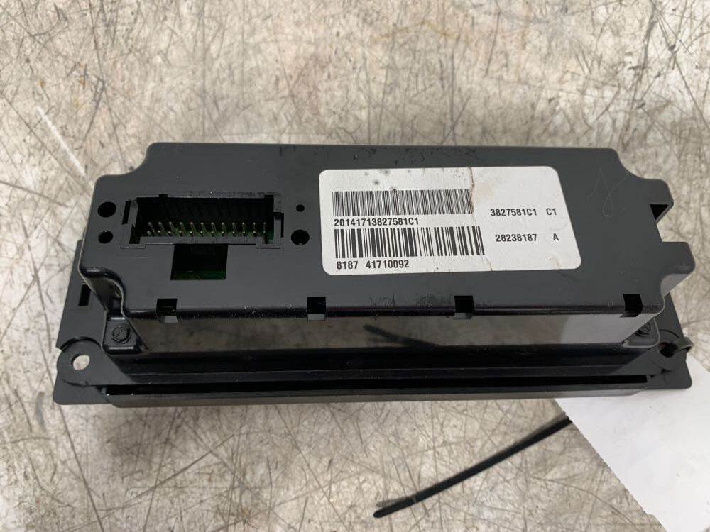 International 3827581C1 climate control panel from 2015 International 7400, used - view 4 of 5