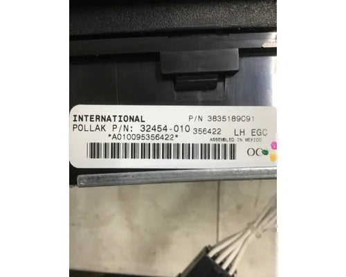 International 3835189C91 instrument cluster (8 gauge) from 2011 International Prostar, used - view 3 of 3