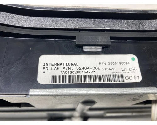 International 3868190C94 instrument cluster (10 gauge) from 2014 International Prostar, used - view 3 of 5