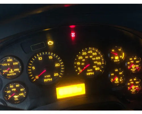 International 3868191C93 instrument cluster (8 gauge) from 2013 International Prostar, used - view 4 of 4