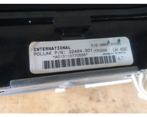 International 3868191C95 instrument cluster from 2014 International Prostar 122, used - view 3 of 3