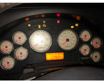 International 3868196C94 instrument cluster (10 gauge) from 2014 International Prostar, used - view 4 of 4