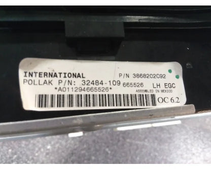 International 3868202C92 instrument cluster from 2012 International Prostar 122, used - view 2 of 3