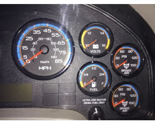 International 3868216C92 instrument cluster (8 gauge) from 2013 International Transtar 8600, used - view 3 of 5