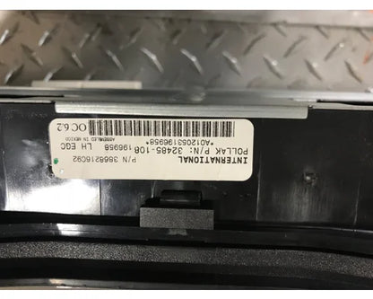 International 3868216C92 instrument cluster (8 gauge) from 2013 International Transtar 8600, used - view 5 of 5