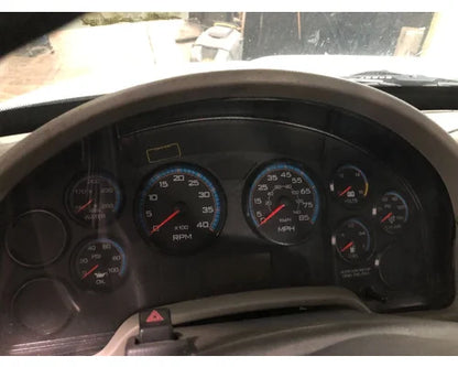 International 3868370C93 instrument cluster (7 gauge) from 2013 International Durastar 4300, used - view 4 of 4