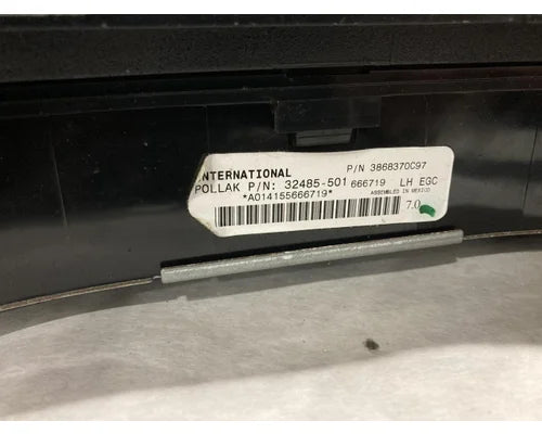 International 3868370C97 instrument cluster (8 gauge) from 2015 International Durastar 4300, used - view 3 of 3