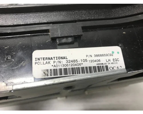 International 3868859C92 instrument cluster (digital, 6 gauge) from 2013 International CE, used - view 3 of 3