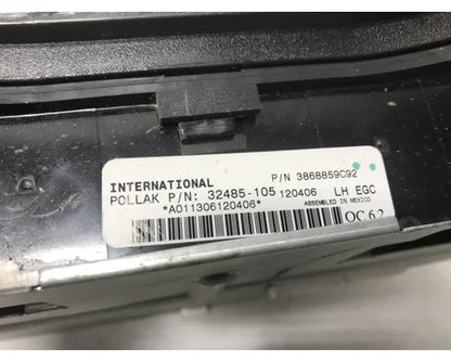 International 3868859C92 instrument cluster (digital, 6 gauge) from 2013 International CE, used - view 3 of 3