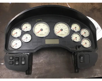 International 6112230C93 instrument cluster (10 gauge) from 2015 International Prostar, used