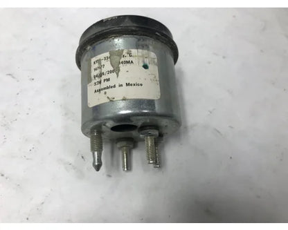 Kenworth K152-334 transmission temperature gauge from 2005 Kenworth W900S, used - view 2 of 2