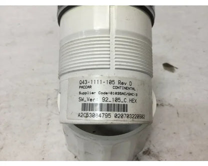 Kenworth Q43-1111-105 coolant temperature gauge from 2013 Kenworth T660, used - view 2 of 2