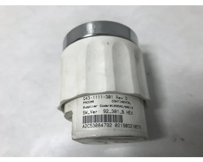 Kenworth Q43-1111-301 voltmeter gauge from 2013 Kenworth T660, used - view 2 of 2