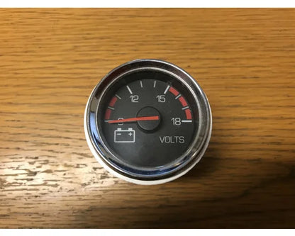 Kenworth Q43-1125-301 voltmeter gauge from 2012 Kenworth T270, used