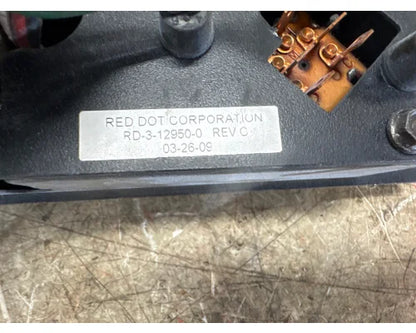 Mack RD-3-12950-0 heater / A/C control panel from 2010 Mack, used - view 3 of 3