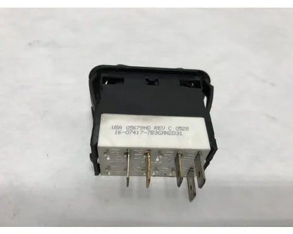 Peterbilt 16-07417-7B3GMN2D31 cruise control set / resume switch from 2006 Peterbilt 387, used - view 2 of 2