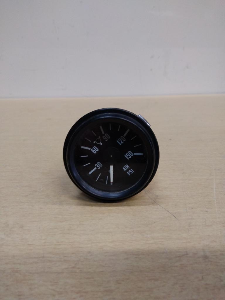 Peterbilt 17-04316-1B0 primary / secondary air pressure gauge (twin needle) from 2003 Peterbilt 330, used