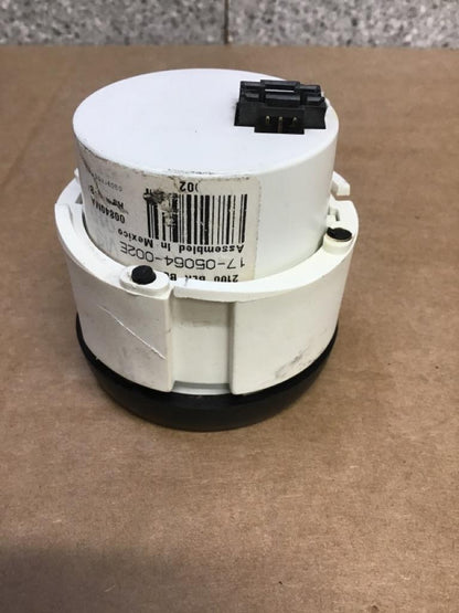 Peterbilt 17-05064-002E oil temperature gauge (black bezel) from 2004 Peterbilt 387, used - view 6 of 6