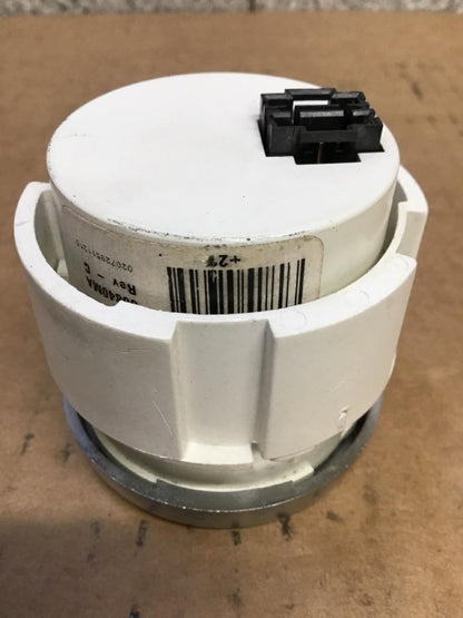 Peterbilt 17-05065-021E water temperature gauge (silver bezel) from 2003 Peterbilt 387, used - view 3 of 5