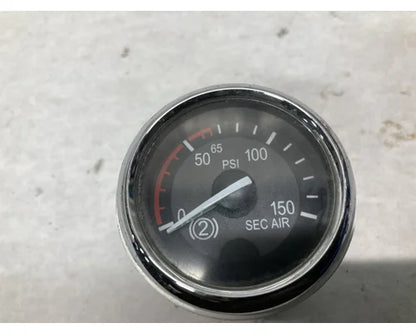 Peterbilt Q43-6002-102C secondary air pressure gauge from 2010 Peterbilt 387, used