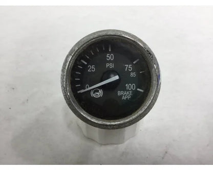 Peterbilt Q43-6002-103C brake air pressure gauge from 2012 Peterbilt 587, used