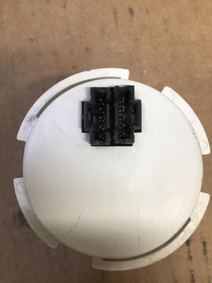 Peterbilt Q43-6013-022E water temperature gauge (silver bezel) from 2005 Peterbilt 387, used - view 5 of 6