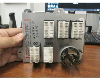 Peterbilt S64-6045-255L00 ignition / light switch panel from 2008 Peterbilt 386, used - view 2 of 3