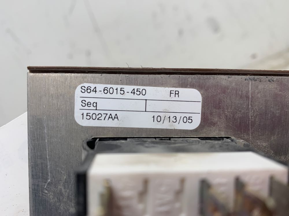 Peterbilt S646015450 switch panel from 2006 Peterbilt 379, used - view 5 of 5