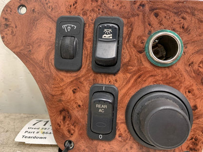 Peterbilt S646061M03 switch panel from 2013 Peterbilt 587, used - view 2 of 4