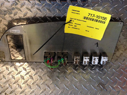 Peterbilt S646069MO1 switch panel from 2009 Peterbilt 387, used - view 2 of 2