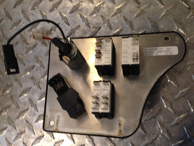 Peterbilt S646097M03501 switch panel from 2012 Peterbilt 587, used - view 3 of 4