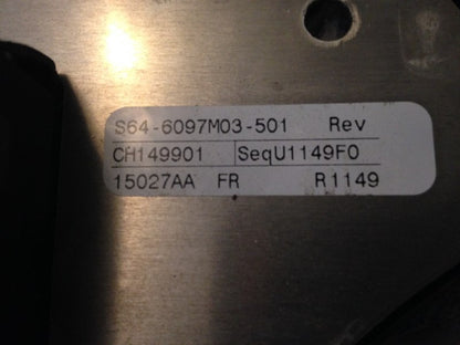 Peterbilt S646097M03501 switch panel from 2012 Peterbilt 587, used - view 4 of 4