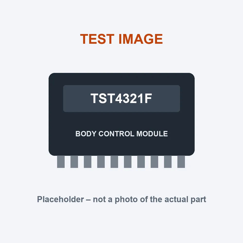 Peterbilt TST4321F body control module (test placeholder image)