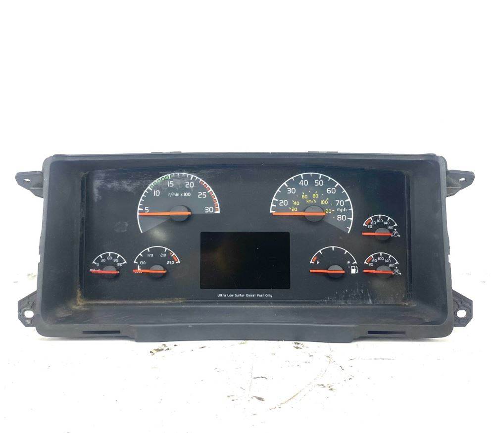 Volvo 21014196-P01 instrument cluster from 2009 Volvo VNL, used