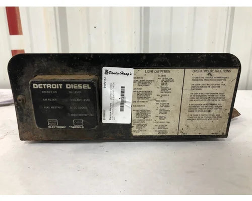 Volvo 23525655 engine maintenance alert display (DDEC) from 2001 Volvo VNM, used