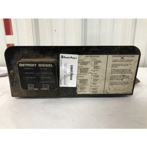 Volvo 23525655 engine maintenance alert display (DDEC) from 2001 Volvo VNM, used