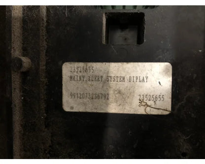 Volvo 23525655 engine maintenance alert display (DDEC) from 2001 Volvo VNM, used - view 6 of 6