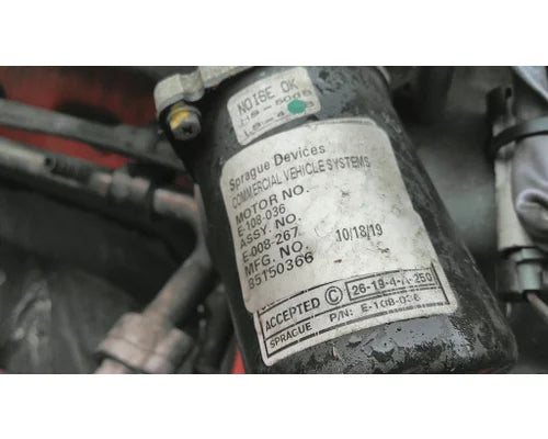 Volvo 85150366 windshield wiper motor from 2015 Volvo VNL, used - view 2 of 2