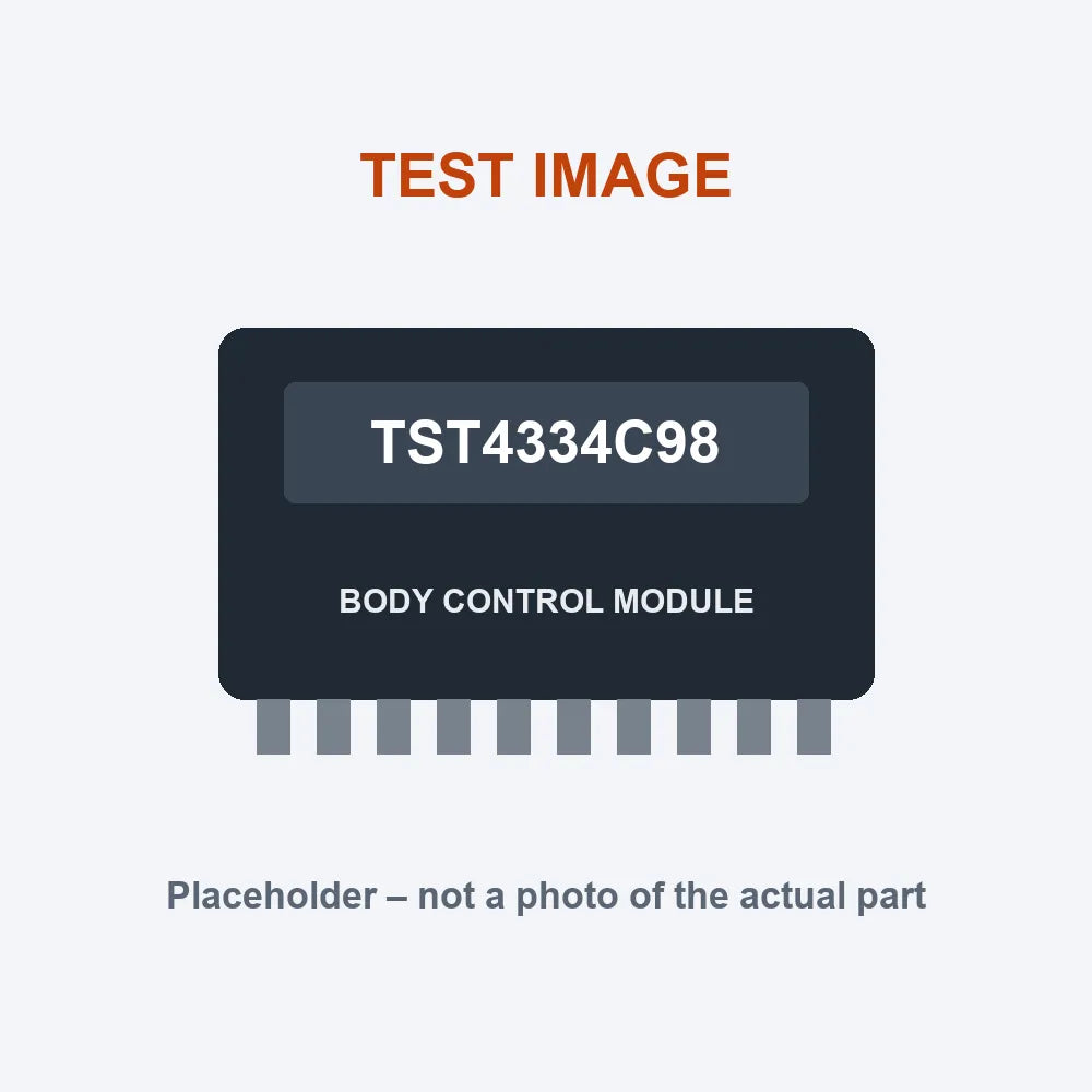 Volvo TST4334C98 body control module (test placeholder image)